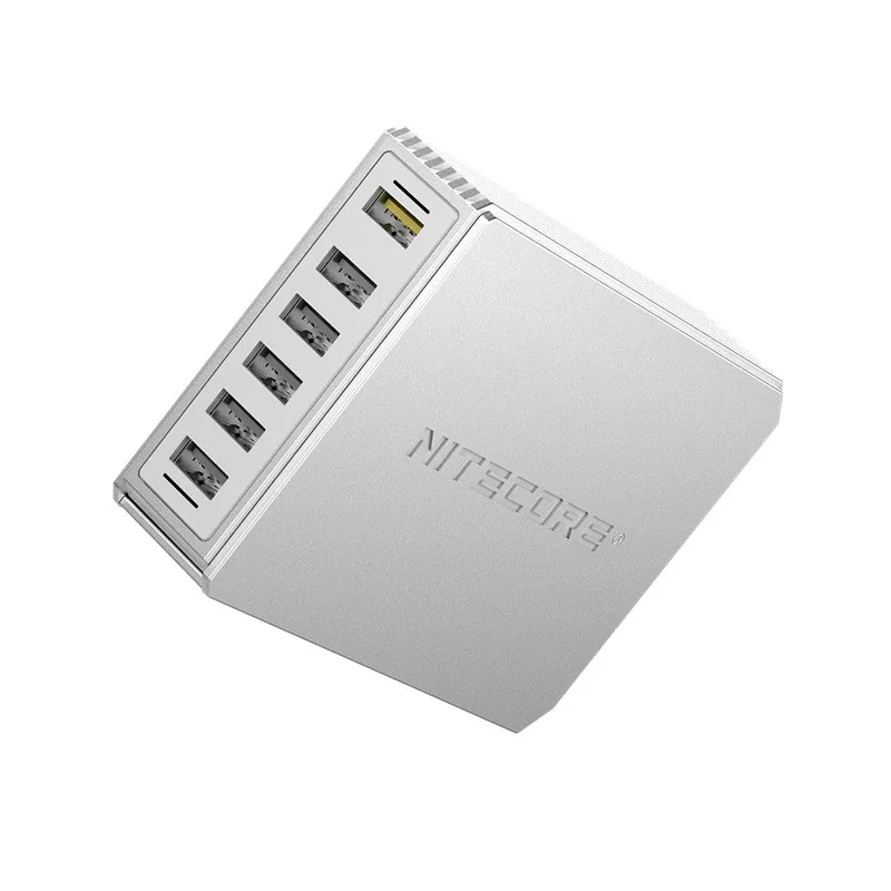 Настольный USB адаптер NITECORE UA66Q 6 портов 68 Вт Высокоскоростная зарядка выход QC 3 0/QC 2