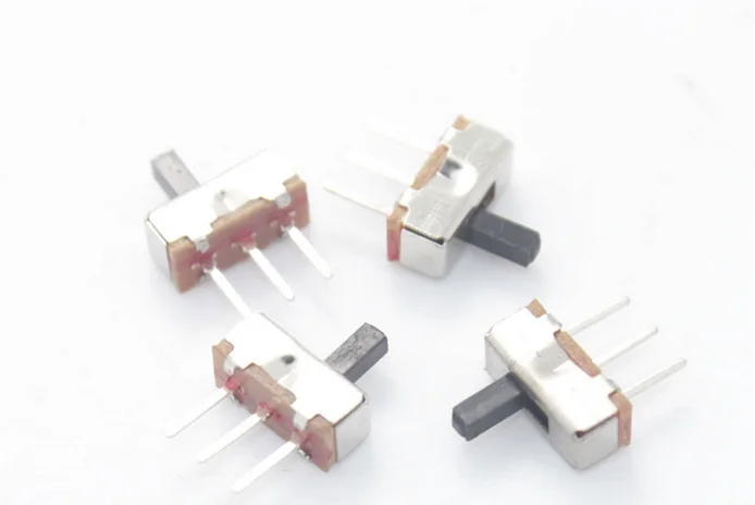 Выключатель ВКЛ-ВЫКЛ mini 1 Way 2 Band Slide Switch PCB Mount SS12d00G4 | Обустройство дома