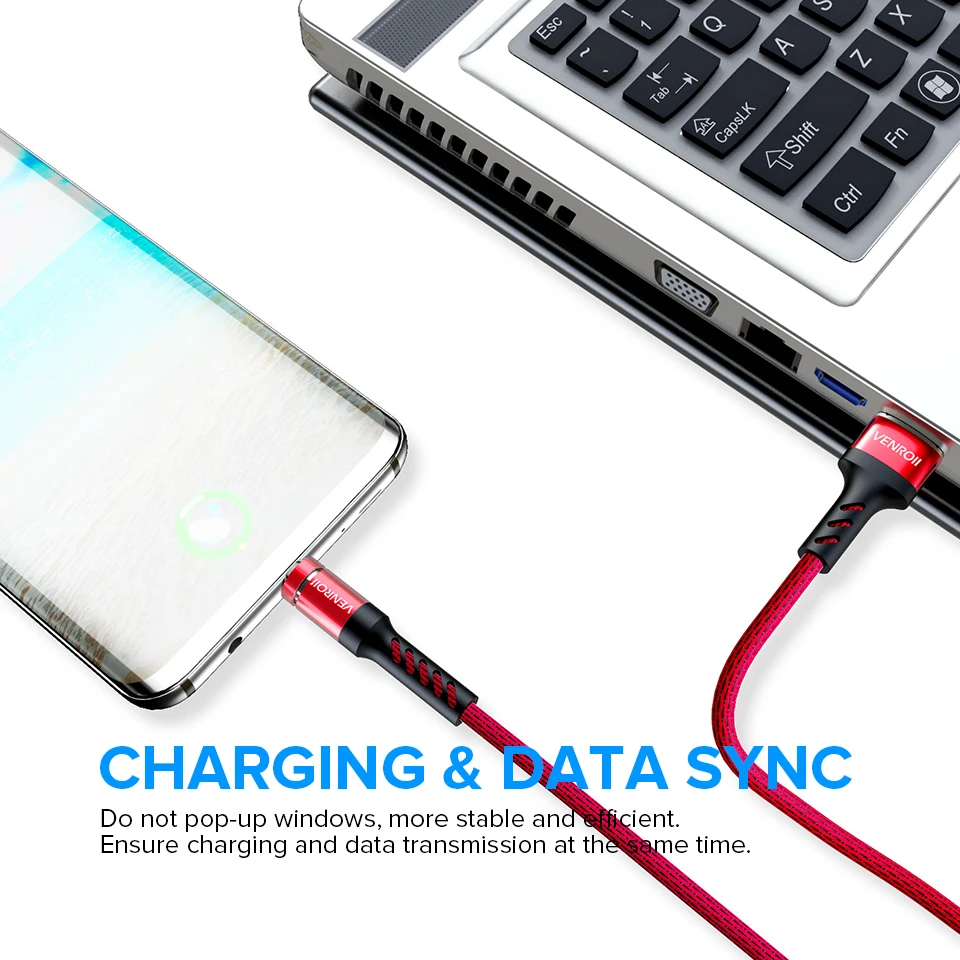 Кабель USB Type C 1 м для мобильного телефона USBC Data Kable Samsung S9 Xiaomi Mi Mix 2S 3 8 Huawei Mate 20 P20 Pro