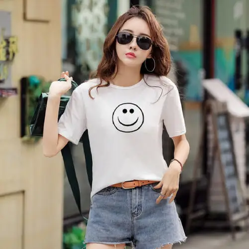 

2020 Summer Fashion Blue T Shirt Women Tshirt