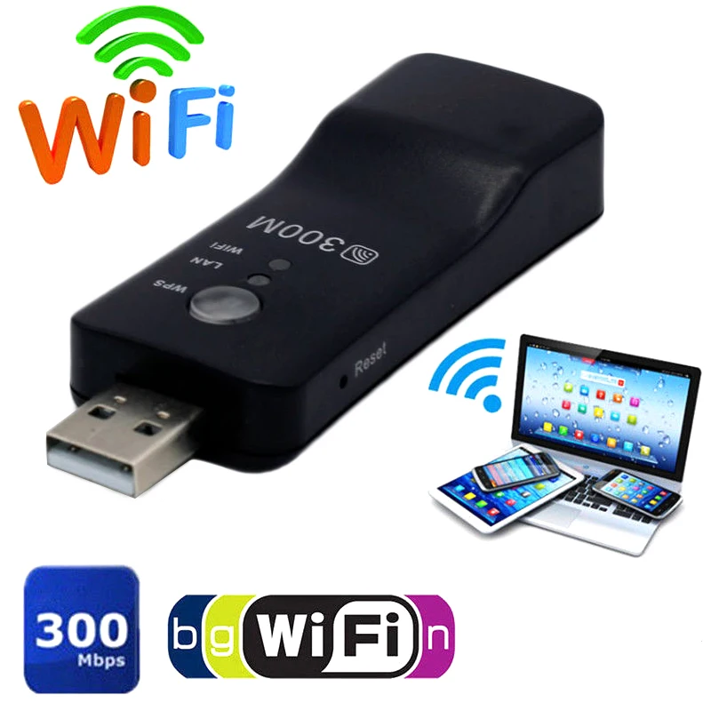 USB беспроводной сети ретранслятор 300 Мбит/с WiFi расширитель Усилитель сигнала LFX