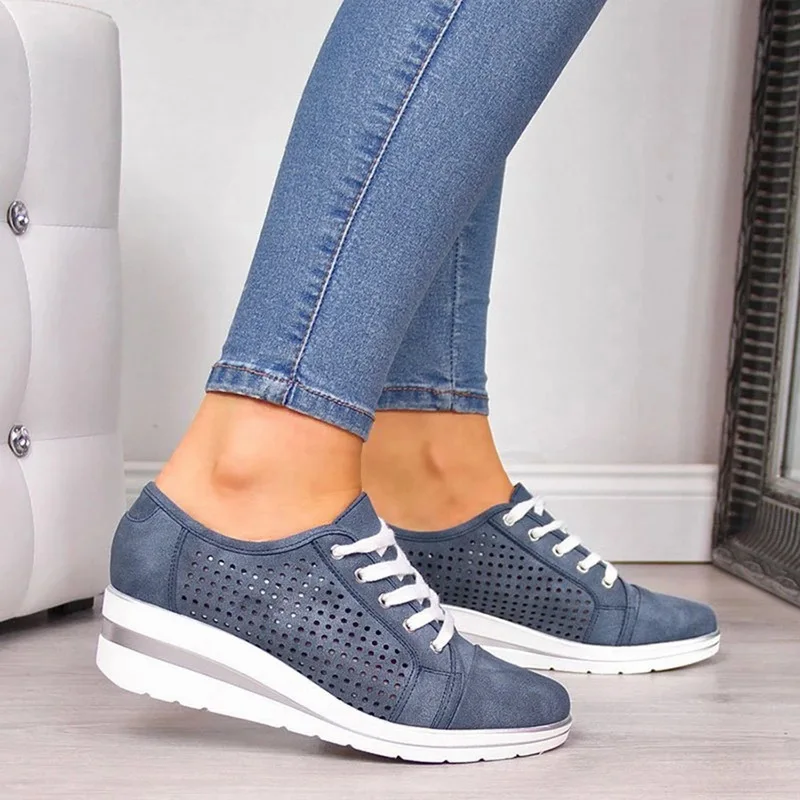 Женские туфли лодочки из искусственной кожи на высоком каблуке женские дышащие