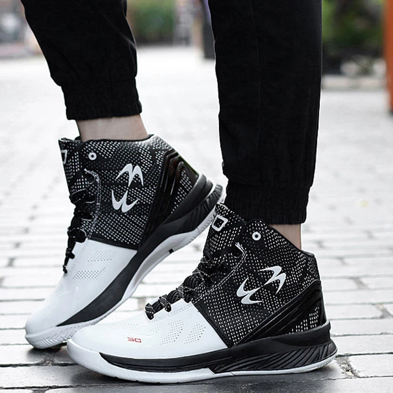 Баскетбольная обувь для мужчин и женщин Мужская спортивная с высоким берцем