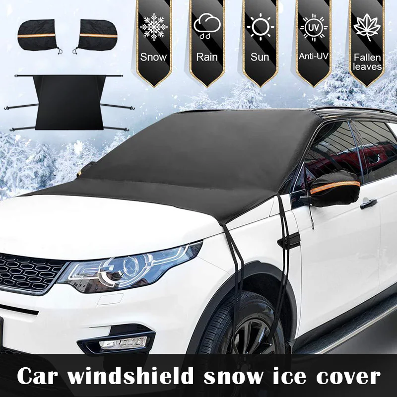 

Universal Premium Wind Shield Snow Cover Sunshade for Car Windshield Snow Ice Cover Windshield Protector Cover C44