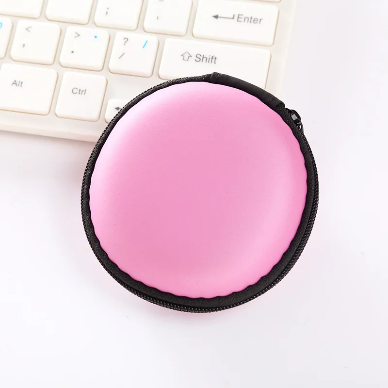 

Fashion coin purse cute cartoon mini earphone bag female small purse soft silicone earphone bag USB data cable zipper gift