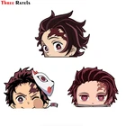 3D Аниме киметасу No Yaiba Tanjiro Kamado, наклейка для автомобиля, велосипеда, мотоцикла, ноутбука Three Ratels FC74