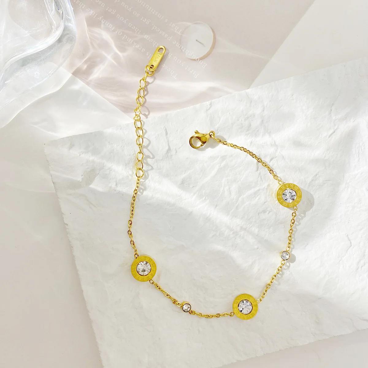 

Stainless Steel Women's Bracelet Light Luxury Minority Exquisite Simple Cold Style Women Bracelet Stainless Steel Bracelet