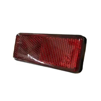 1pc atv rear reflector for atv motorcycle dirt bike scooter quad red rectangle reflective plate