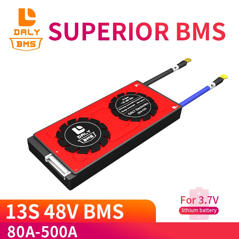 

Bms 13S 3.7V Li-ion 48V 80A 100A 120A 150A 200A 500A 18650 PCM Battery Protection Board BM Swith Balanced Lithium Battery Module