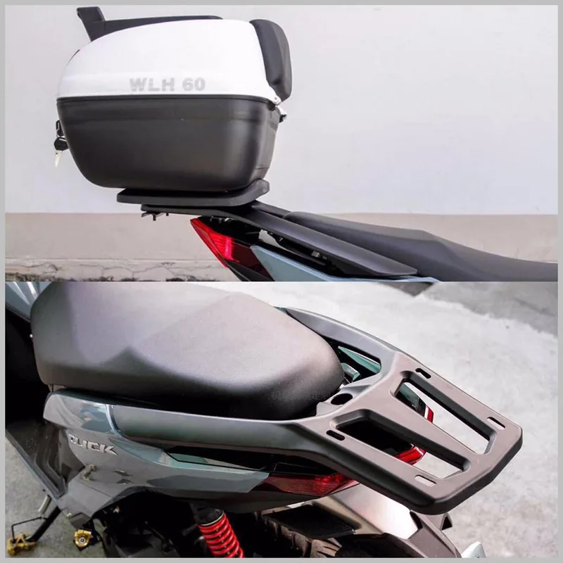 Задний багажный ящик для Honda Click 125i 150i Ravio VARZO 125 150, задний багажный ящик, верхний чехол, ящик для инструментов, стойка, держатель, полка, кронштейн для скутера, мотоцикла (art.: 3a35cdad552) - 3a35cdad552