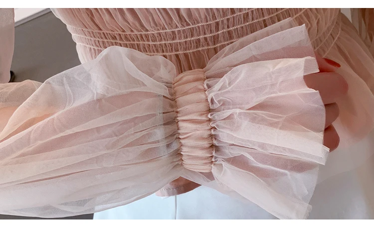 Прелестные модные туфли женская шифоновая рубашка с длинным рукавом 2021 в