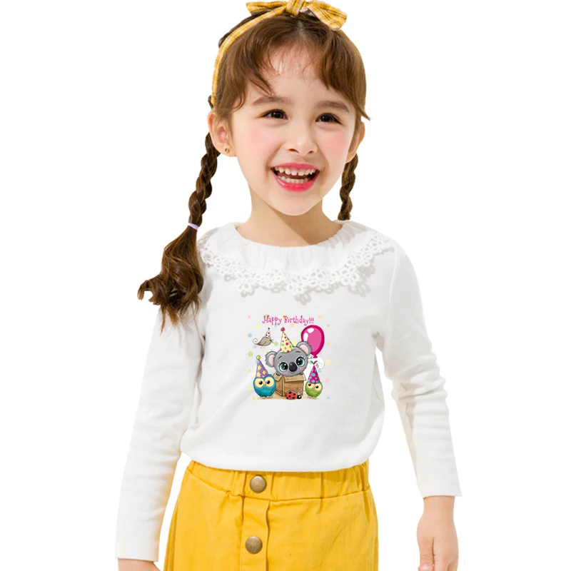 Prajna Owl kaola Patch Catoon Iron On Transfer Patches Heat Vinyl Thermal Sticker Stickers Baby Clothes DIY | Дом и сад