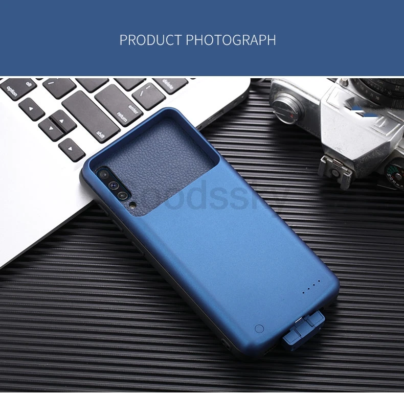 A50 чехол для аккумулятора 5000 мАч магнитное Беспроводное зарядное устройство чехол для samsung Galaxy A50 ударопрочный Расширенный тонкий внешний аккумулятор чехол