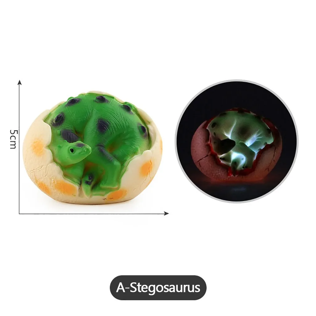 Новинка симулятор светящийся светильник динозавра яйцо модель детские игрушки