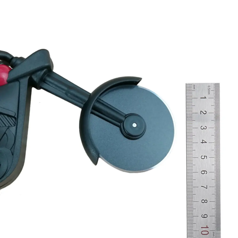 

2018 New Unique Motorcycle Pizza Cutter Stainless Steel Pizza Knife Motorbike Wheel Pizza Chopper Portable Slicer Peel Knives