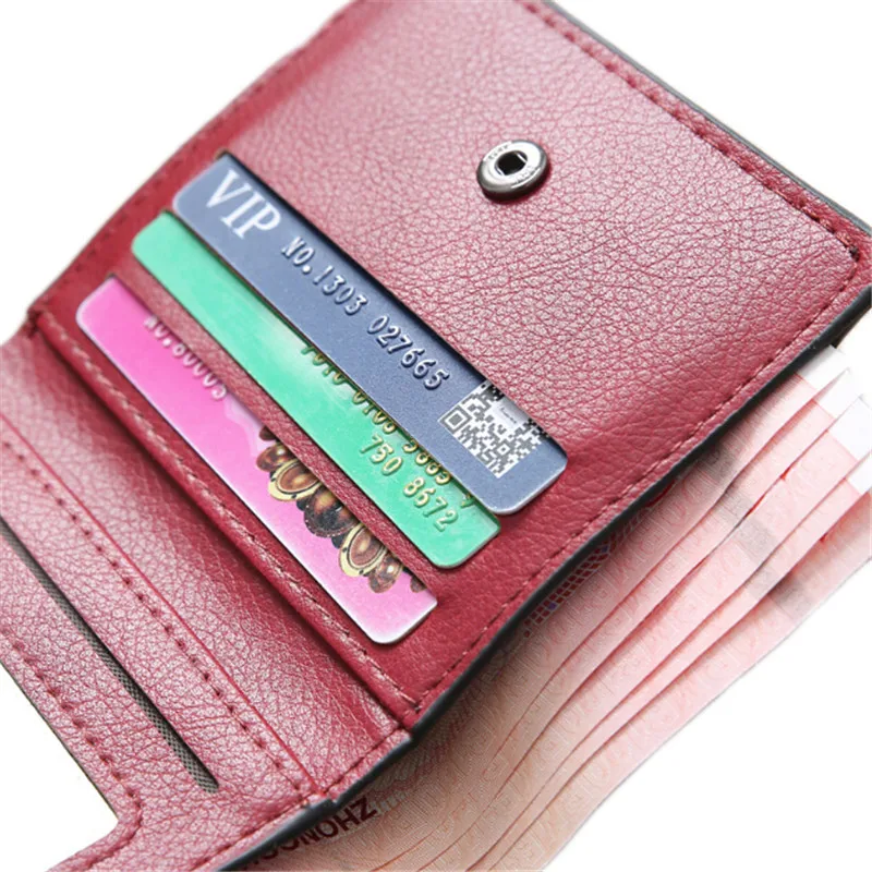 Маленький женский кошелек из искусственной кожи роскошный бренд известные мини