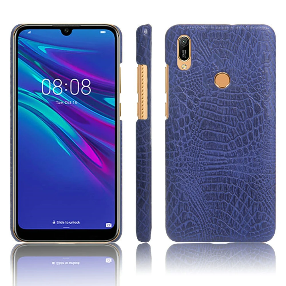 10 шт./лот Аллигатор крокодиловой кожи кожаный чехол для телефона huawei Enjoy 9 s/A5 2018/9X
