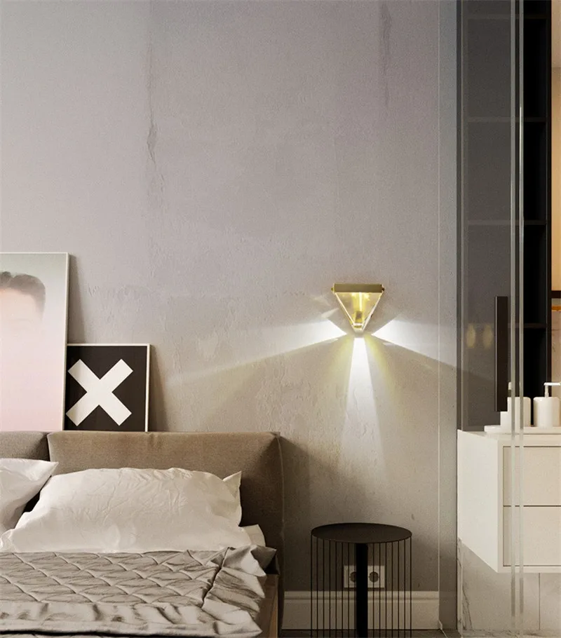 

Modern Creative Wall Lamps Fashion Luxury Wall Lights For Study Bedside Bedroom Living Room Home Decoration Wall Sconces WA209