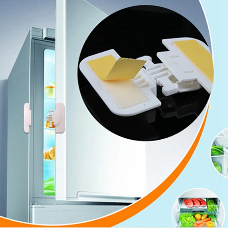 Home Fridge Door Lock Latch Catch Toddler Kids Child Cabinet Locks Baby Safety |