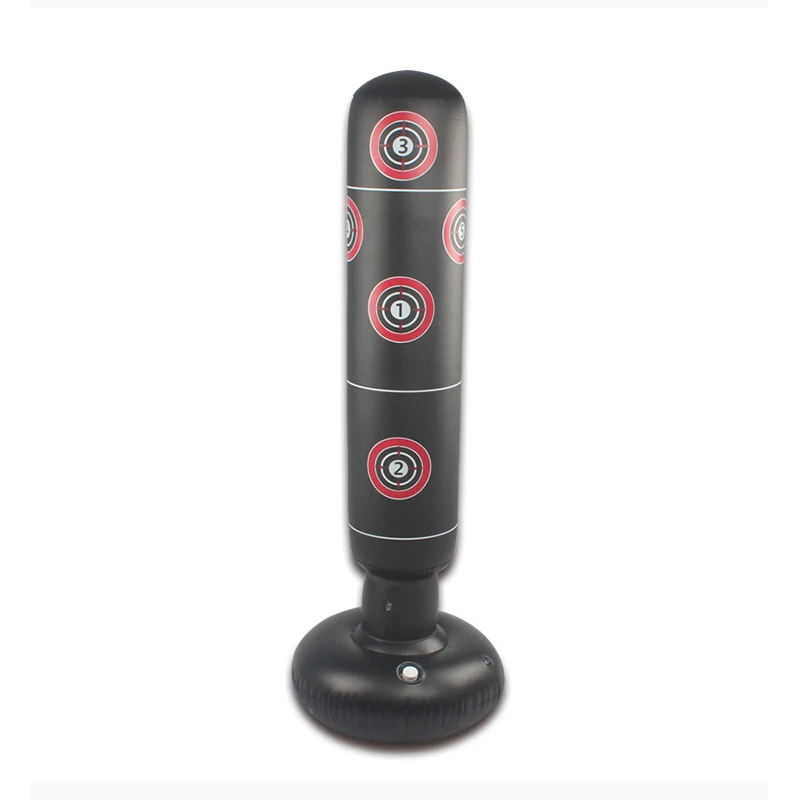 Pressure Relief Inflatable Sandbag Vertical Boxing Column Tumbler Fitness Punching Bag Body Building Equipment | Спорт и развлечения