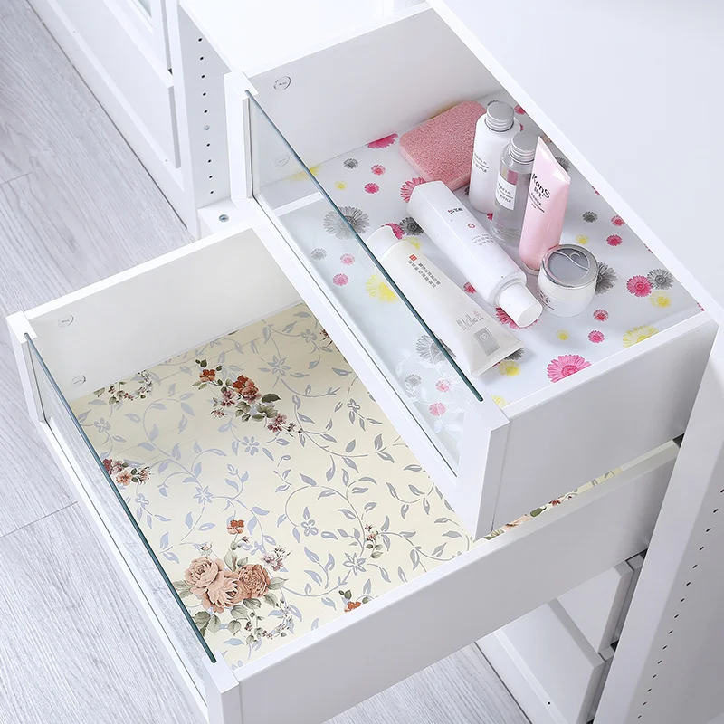 Толстые самоклеющиеся анти масляные кухонные влагостойкие шкафы коврик