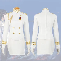 game azur lane atago takao cosplay costume white ship uniform set coat skirtsocksheadweargloves girls comic con costumes