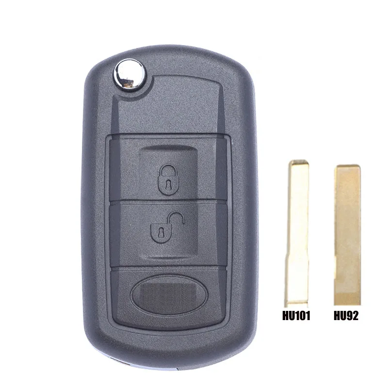 

3 Buttons Remote Flip Car Key Case Fob Styling Shell Cover For Land Rover FOR LANDROVER Range Rover Sport LR3 Discovery
