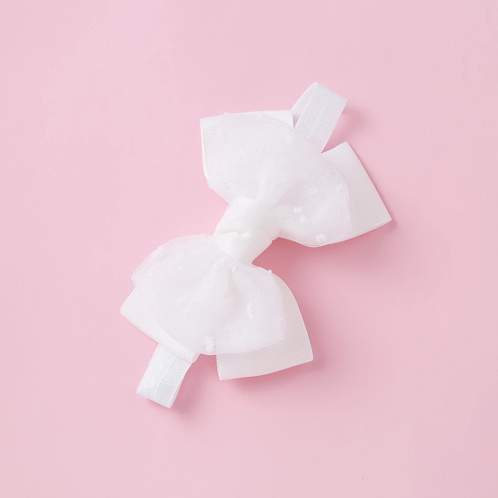 Детская Кружевная повязка на голову с цветочным бантом 6 цветов 1 шт.|Аксессуары