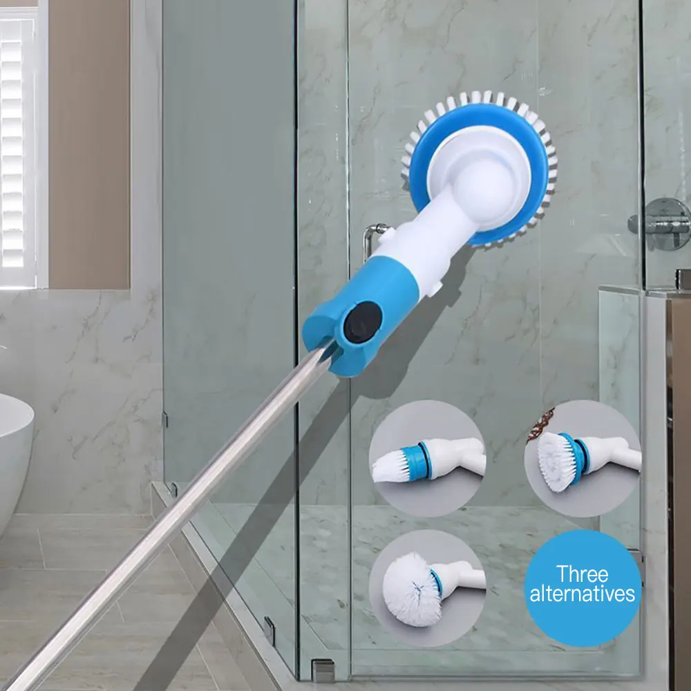 

Инструменты для чистки кухни, многофункциональная беспроводная перезаряжаемая Выдвижная Водонепроницаемая электрическая щетка с длинной...