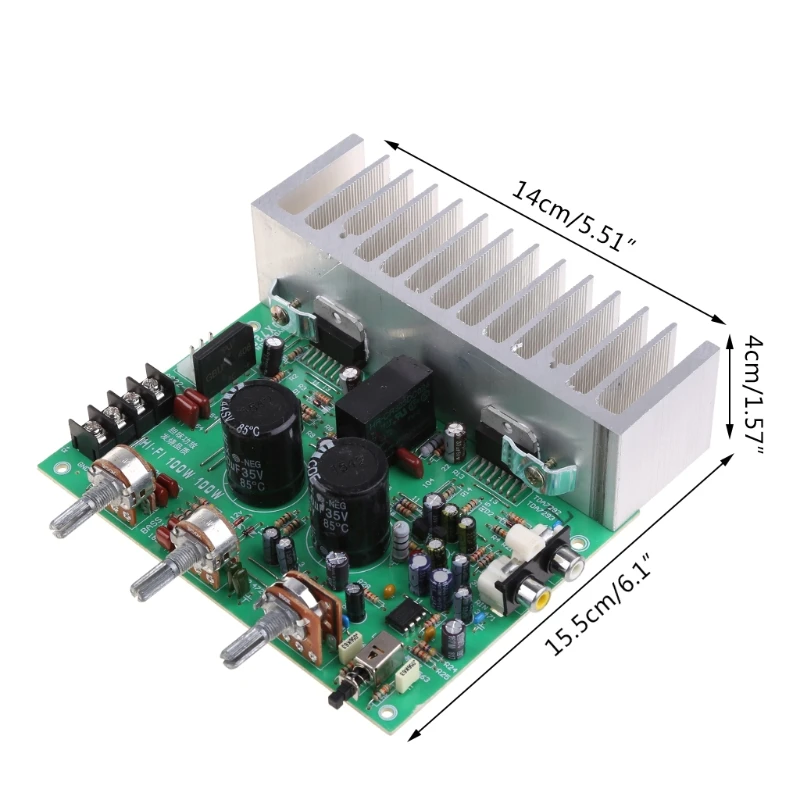 39XD TDA7294 Stereo Dual Channel Digital Power Amplifier Finished Board Module | Электроника