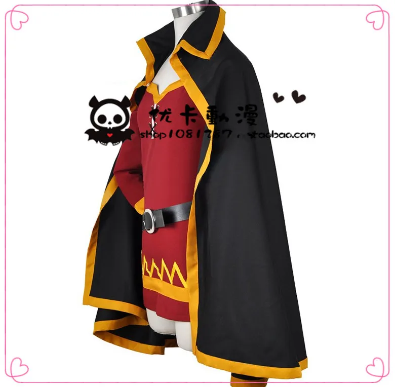 Карнавальный костюм KonoSuba God's Blessing on This Wonderful World Megumin платье накидка Униформа