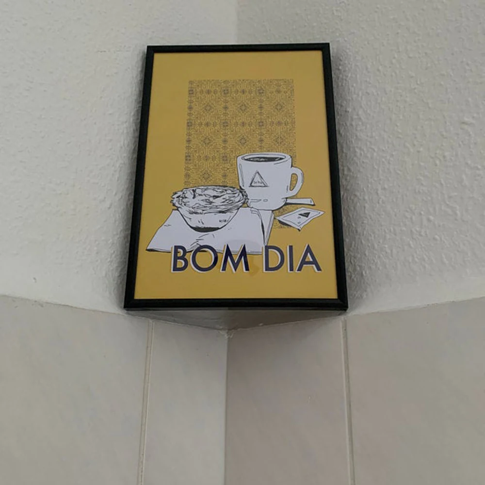 Настенная картина BOM DIA Португалия минимализм постер для кухни кофе Картина на