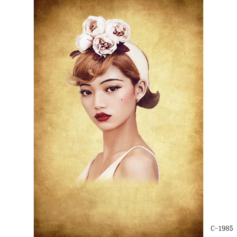 

SHENGYONGBAO Vintage Gradient Photography Backdrops Props Brick Wall Wooden Floor Baby Portrait Photo Backgrounds 210125MB-58