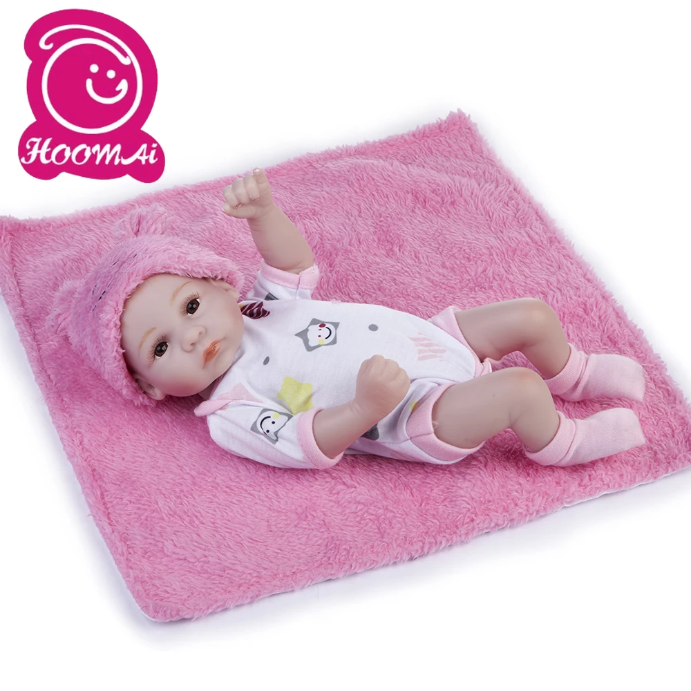 

10 Inch 25cm Full Body Silicone Reborn Baby Dolls Alive Lifelike Open Eyes Dolls Realistic Bebe Reborn Babies Boy Toys for Kids