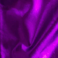 AOYLISEY/Детские комбинезоны для танцев, блестящий металлический комбинезон, гимнастика, макет шеи, для девочек и мальчиков, детские костюмы Zentai из лайкры и спандекса - Цвет: Фиолетовый