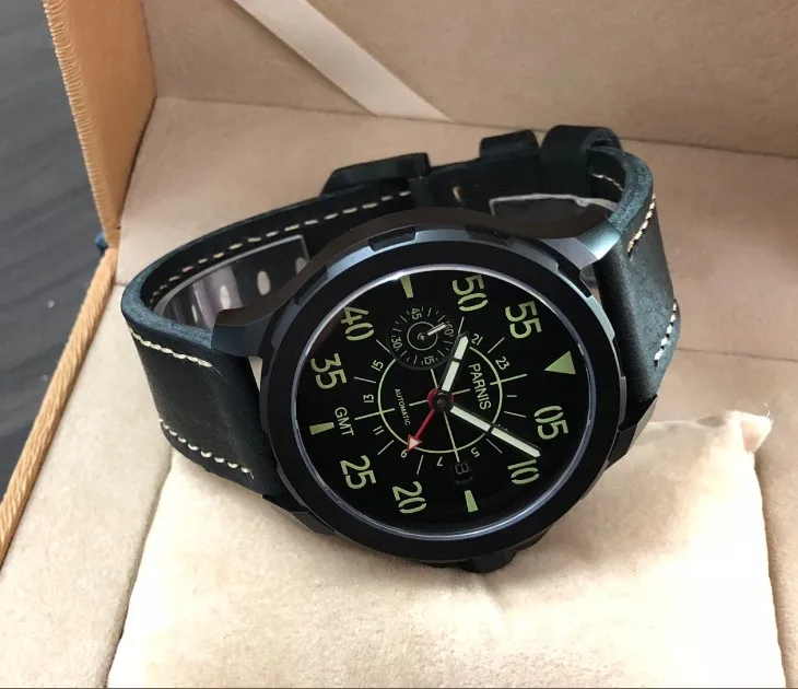 Мужские часы с сапфировым кристаллом 44 мм|Мужские механические часы| |