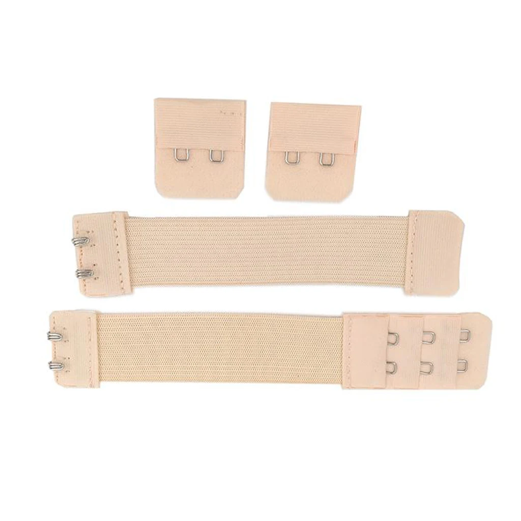 

Womens Soft Bra Extender 2 Hook Wig Elastic Band Wigs DIY Clothing Accessories