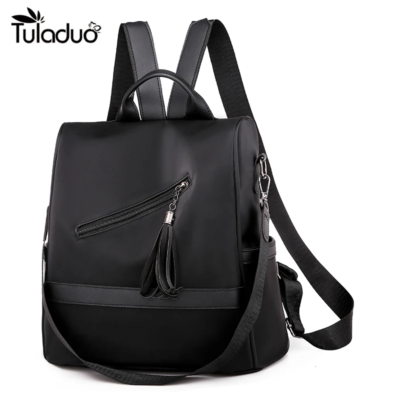 

2020 New Waterproof Oxford Leather Ladies Backpack Casual School Backpack Teen Girl Large Capacity Multi-function Backpack Mochi