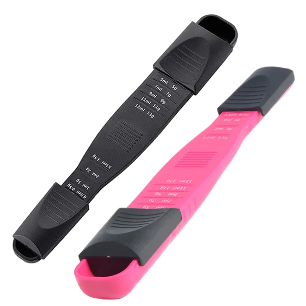 

Adjustable Measuring Spoon Kitchen Scale Liquid Powder Measure Cup Metering Spoon Double Head Measuring Cooking Seasoning Scale