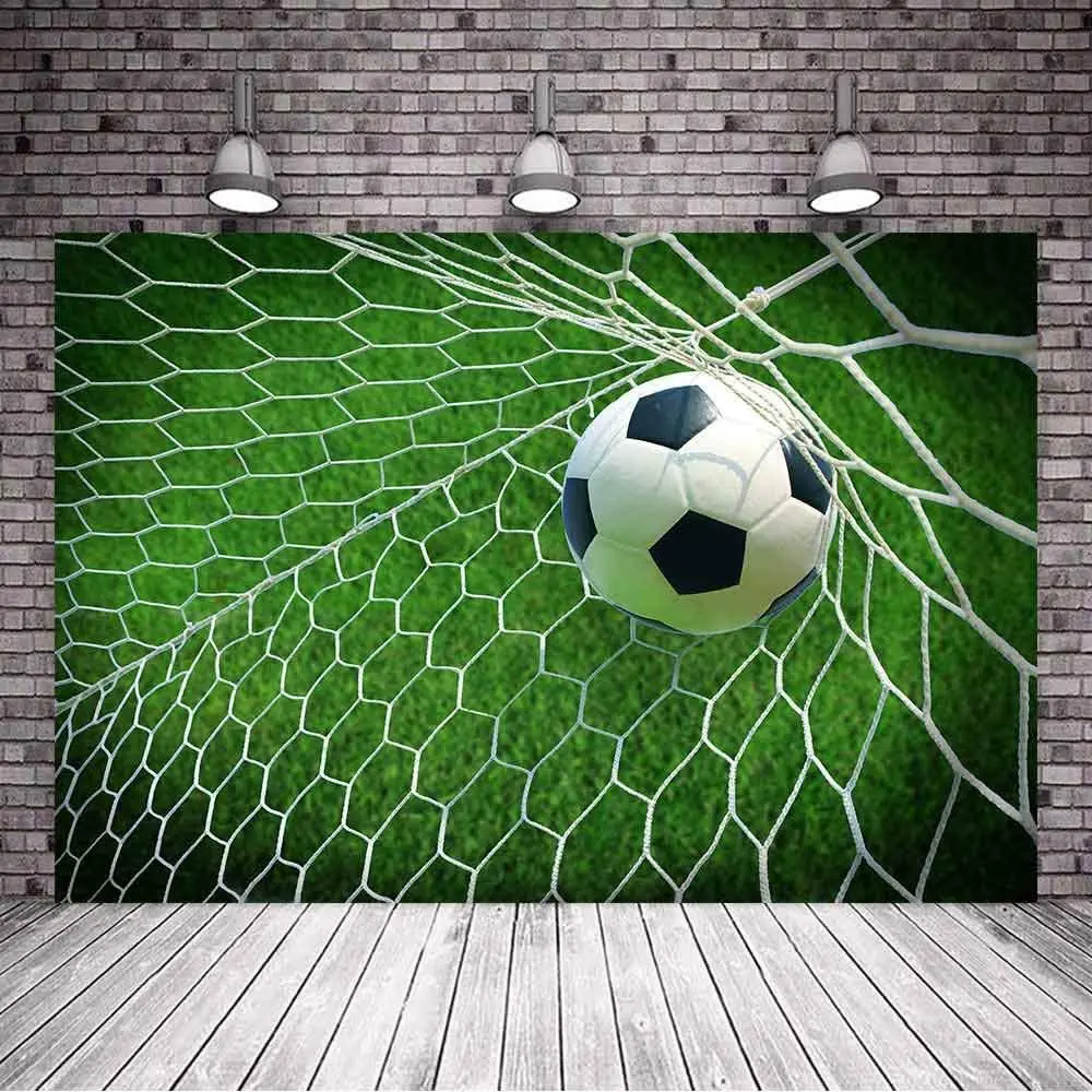 Виниловый фон для фотосъемки с изображением футбольного поля | Электроника