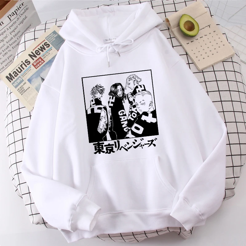 

2021 neue sommer anime unisex Tokyo Revengers hoodie kurzarm rundhals lose mode gedruckt baumwolle
