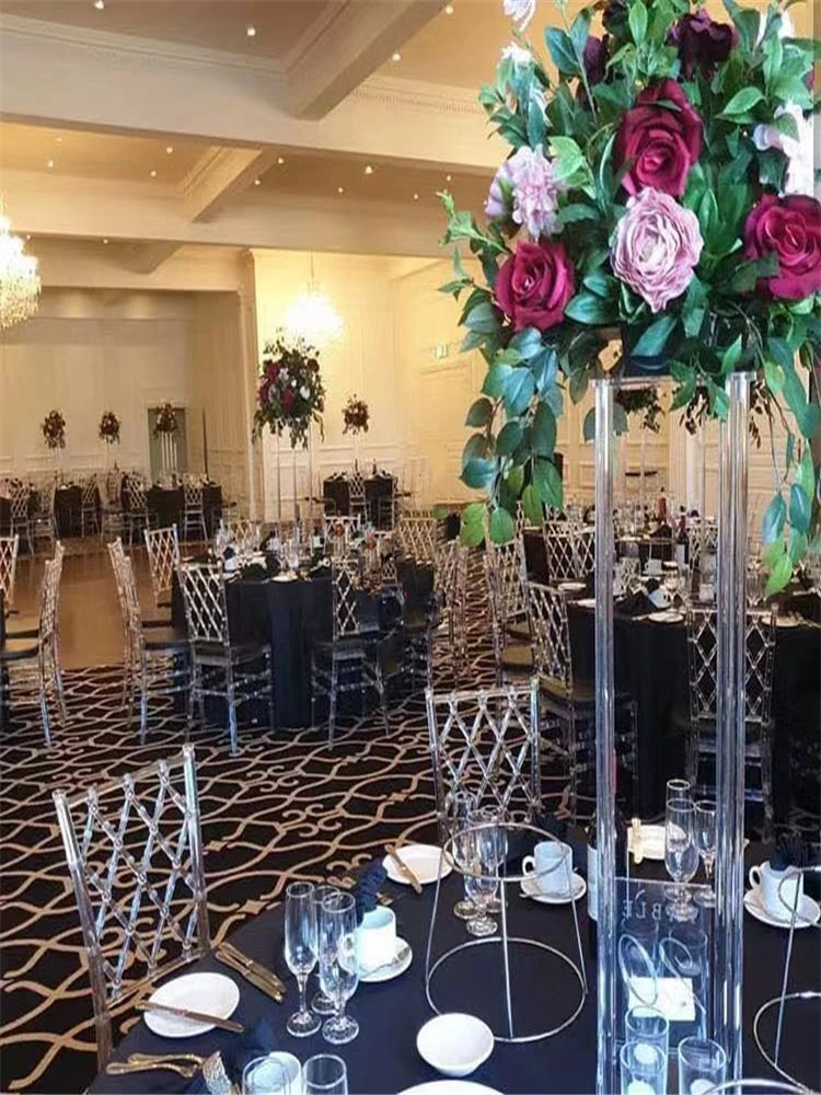 Свадебные акриловые геометрические дорожные прозрачные рамки с круглой основой