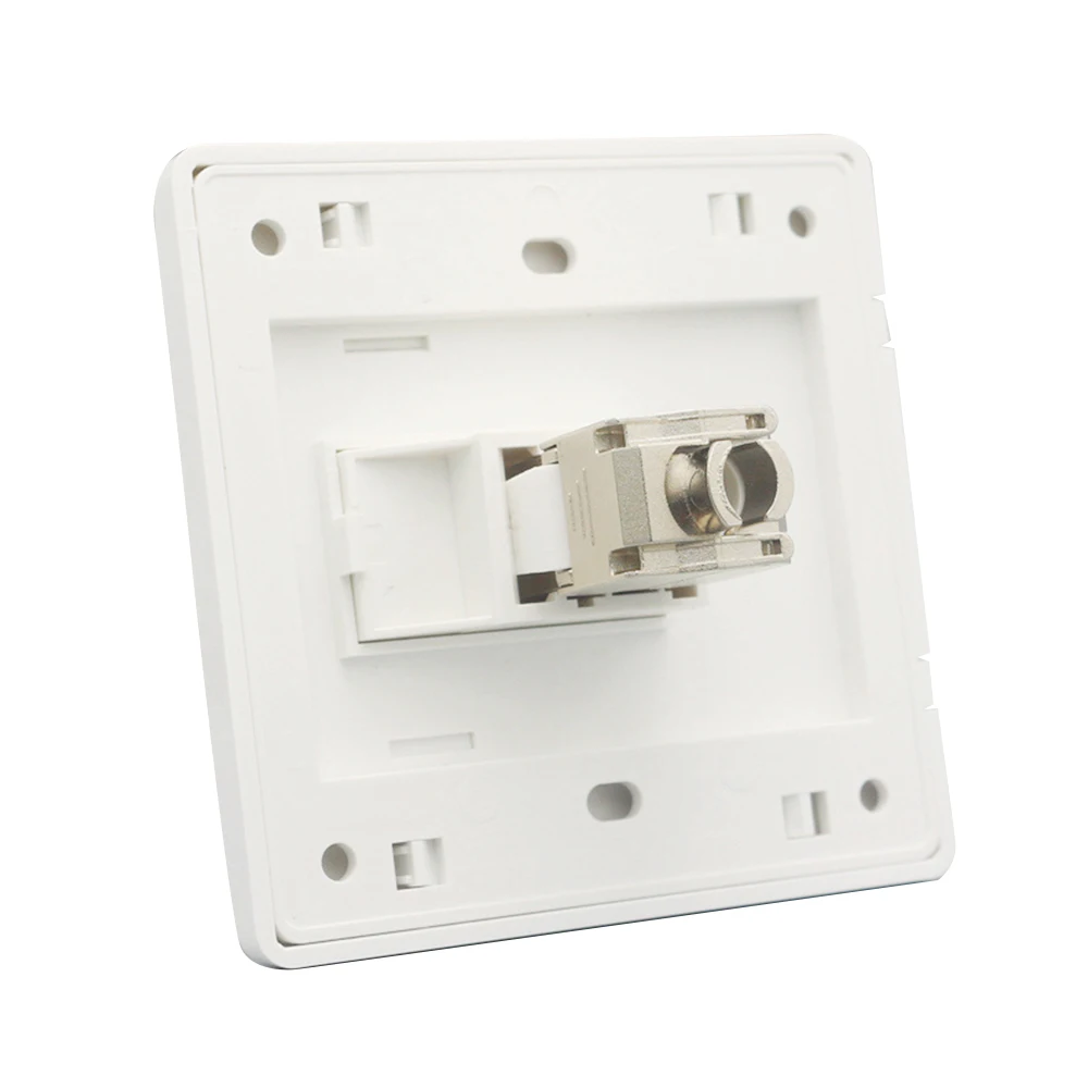 

1 Port CAT7 RJ45 Wall Panel CAT.7 LAN Interface Socket For 10G Network Plug