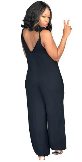 Женские комбинезоны для женщин женский комбинезон без рукавов Свободные