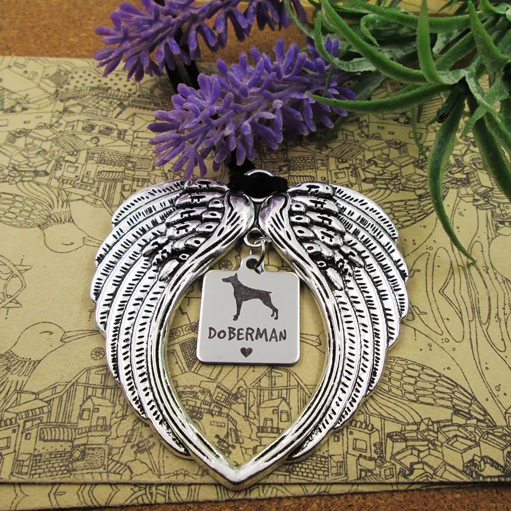 Зеркало DOBERMAN в виде сердца для ушей Рождественская елка автомобильные