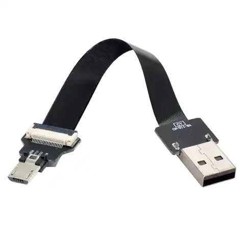 CYSM Chenyang Type-A USB 2,0 штекер к Micro USB 5Pin штекер плоский тонкий FPC кабель для FPV, диска и телефона