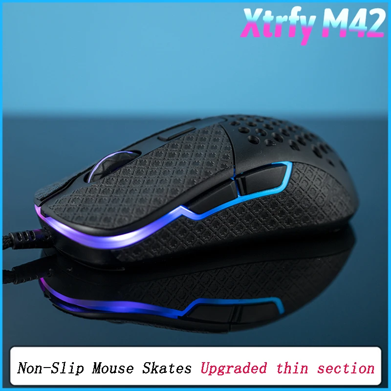 Самодельные Нескользящие Стикеры из Кожи Ящерицы BTL сделай сам для Xtrfy M42 без мыши