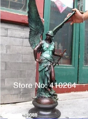 Бесплатная доставка 36 дюймов большая художественная бронзовая медная и