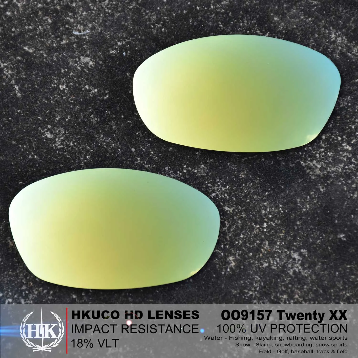 Поляризованные Сменные линзы HKUCO для солнцезащитных очков OO9157 Twenty XX 2012