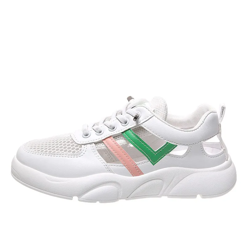 

New Women's Sports Shoes Lightweight Sneakers 2021 Breathable Mesh White Women Sandals Comfortable Walking Shoes Women's